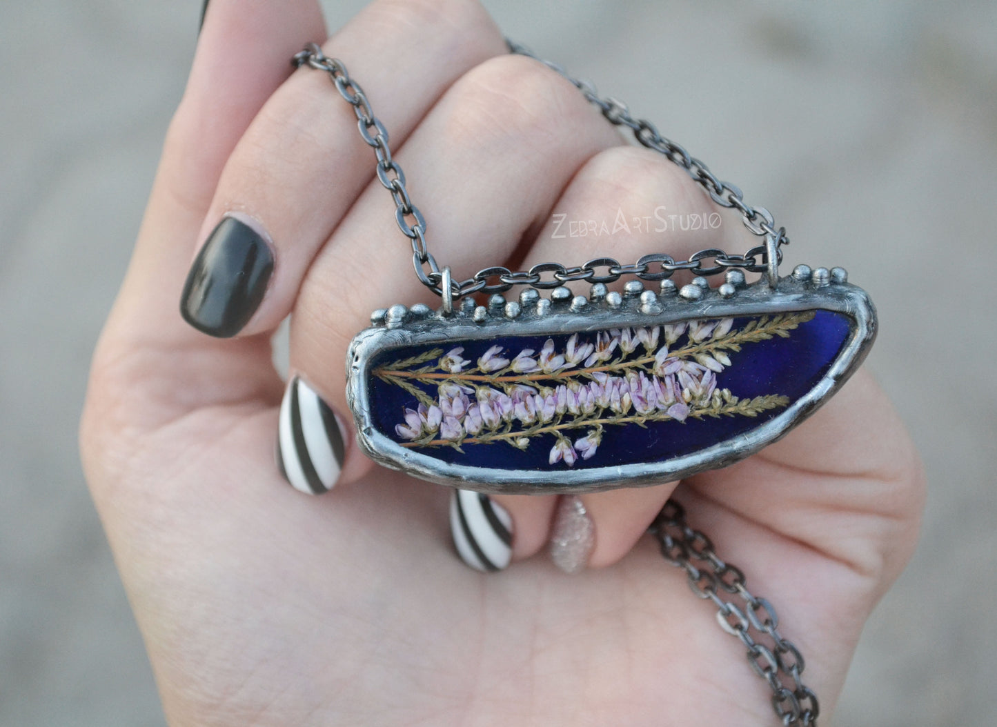 Heather choker necklace