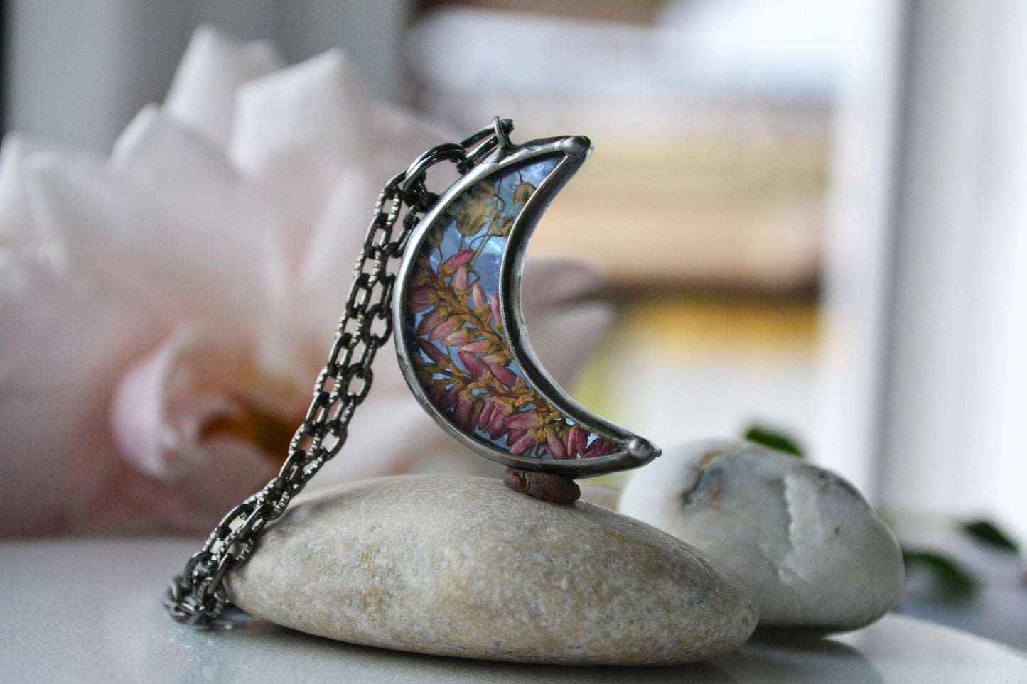 Choker Heather moon necklace