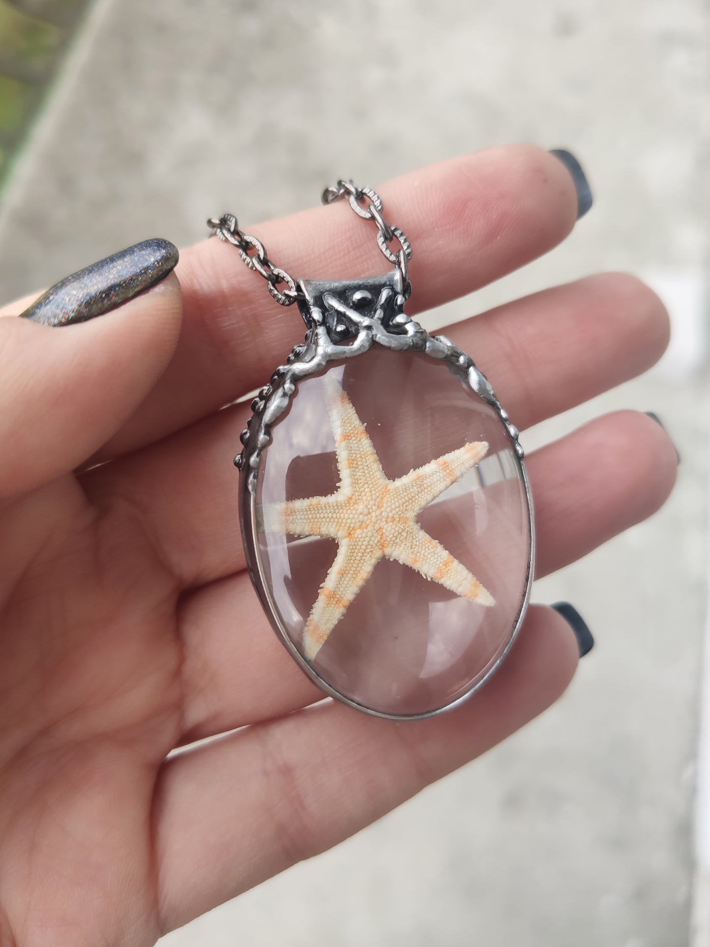 Starfish necklace Ocean necklace, Sea lover gift