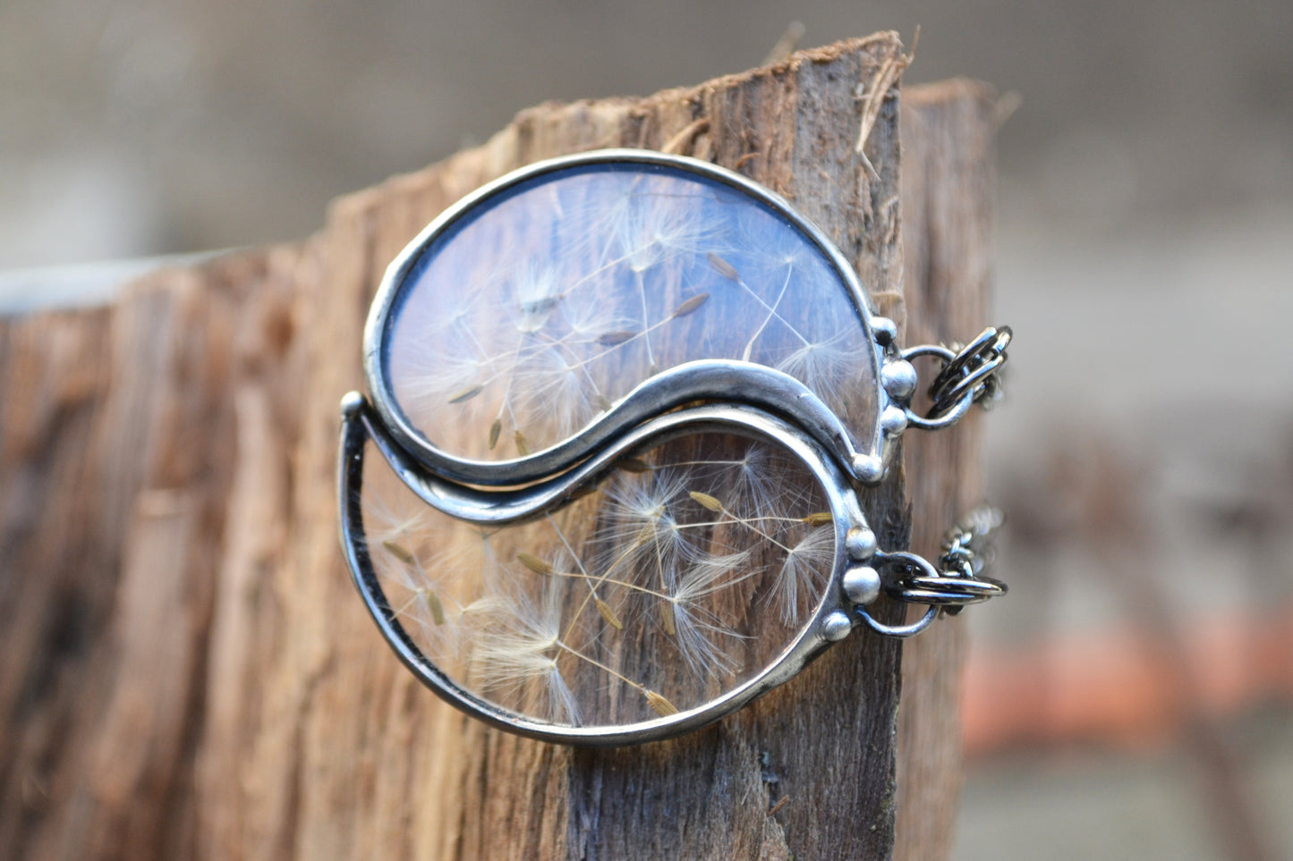 Wish necklaces set for 2, Yin Yang pendants