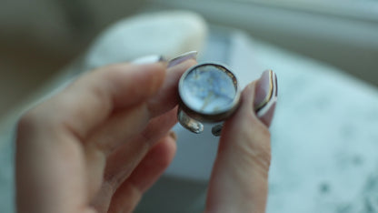 Foget me not ring, Statement ring, Adjustable ring