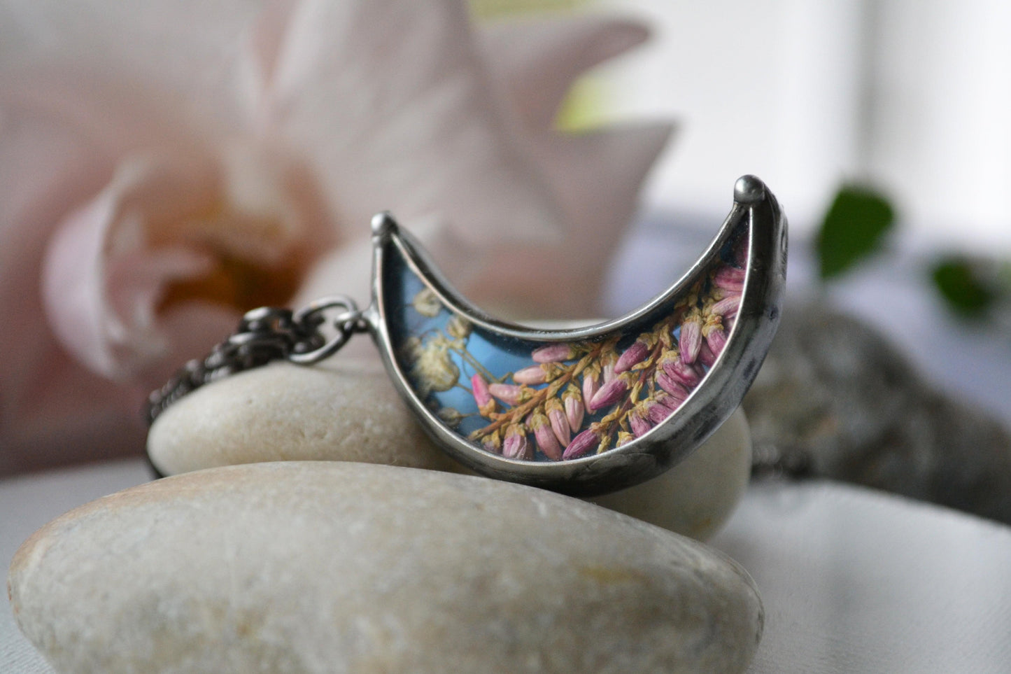 Choker Heather moon necklace