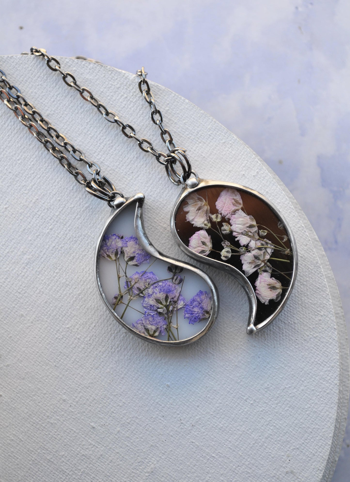 Mother daughter necklace, Friendship necklaces for 2
