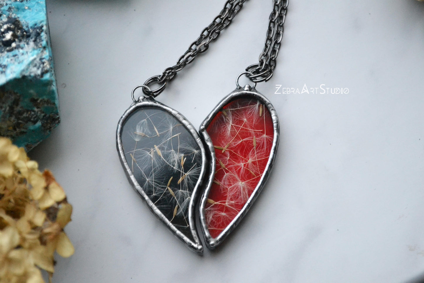 Half Heart Necklaces, Couples Necklace Set