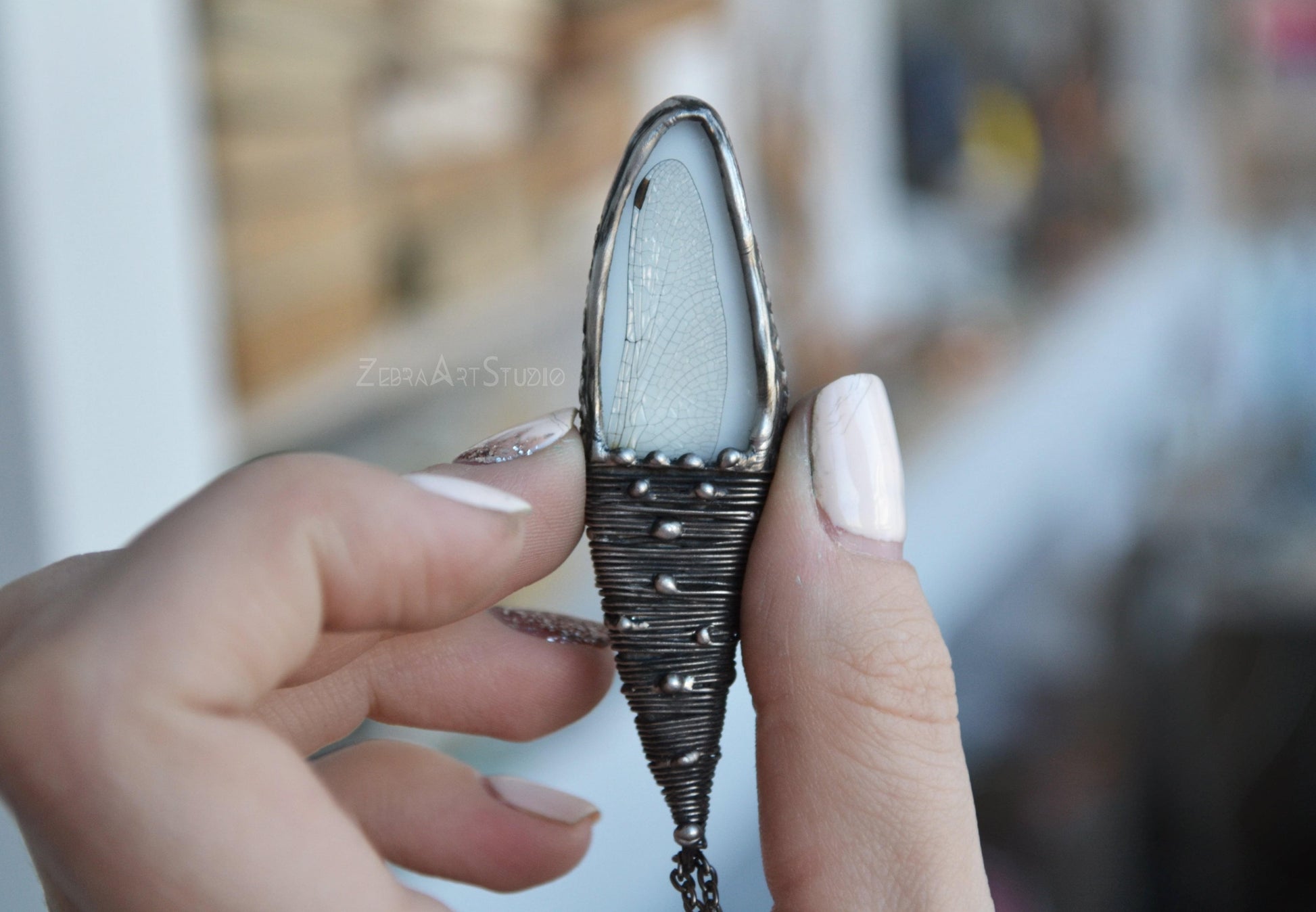 Dragonfly Wing necklace