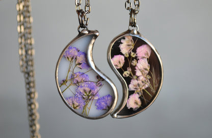 Mother daughter necklace, Friendship necklaces for 2