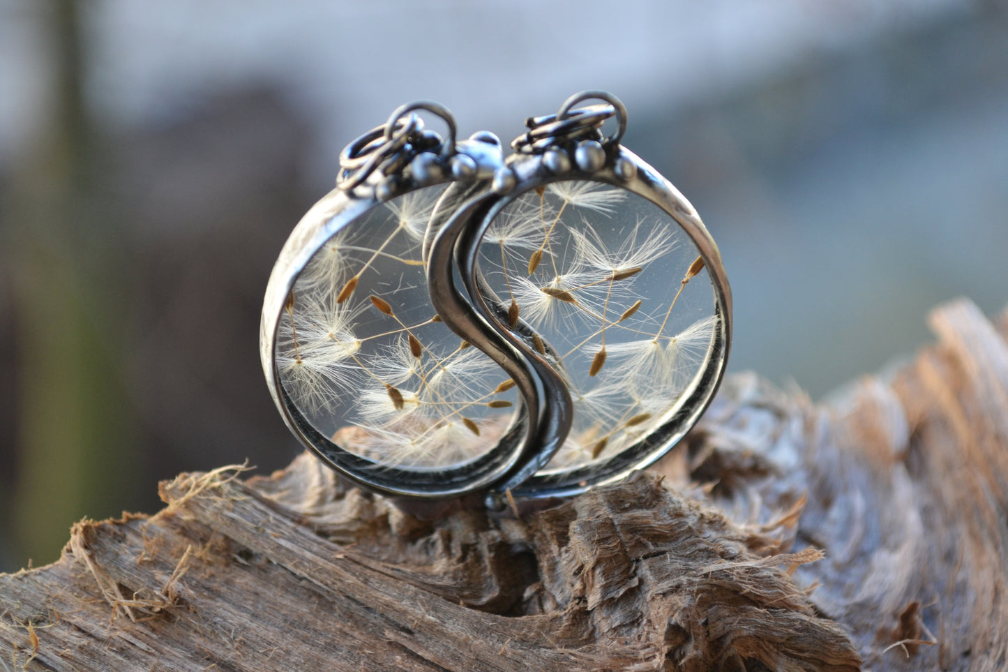 Wish necklaces set for 2, Yin Yang pendants