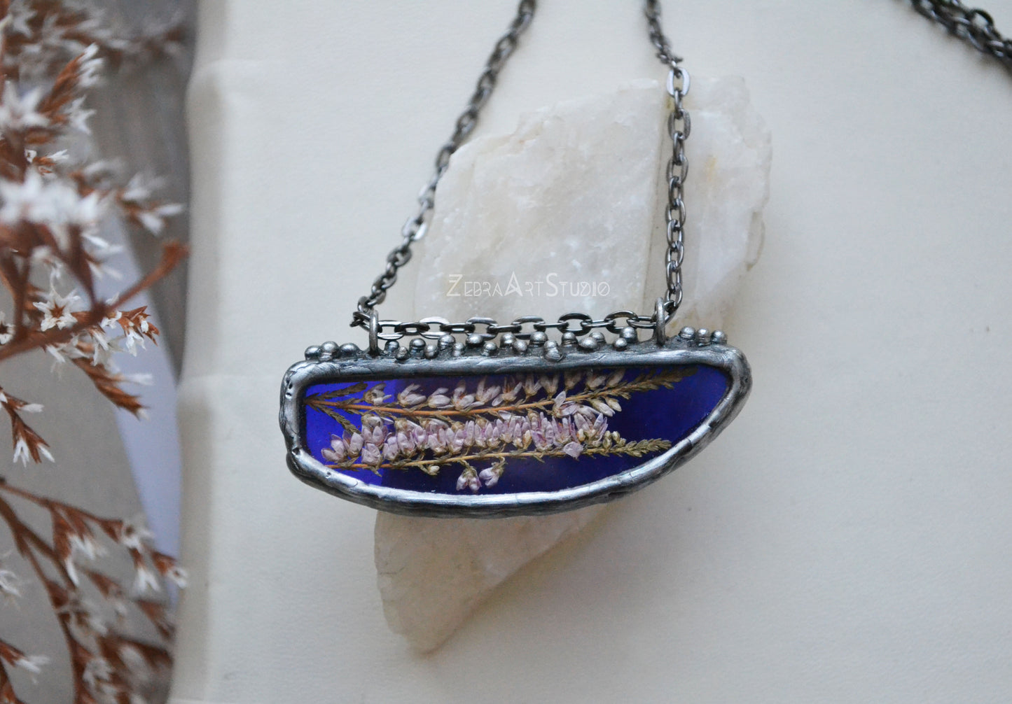 Heather choker necklace