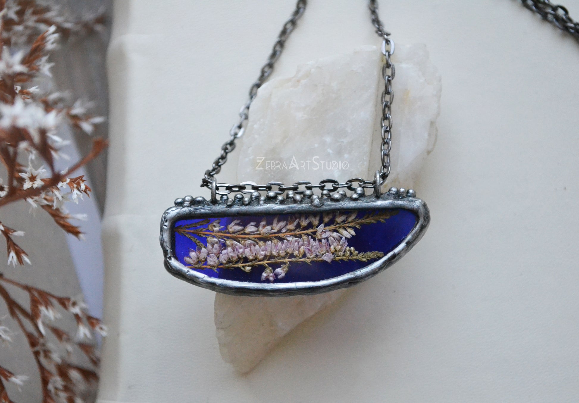 Heather choker necklace