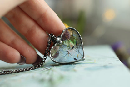 Dandelion wish necklace, Everyday pendant gift