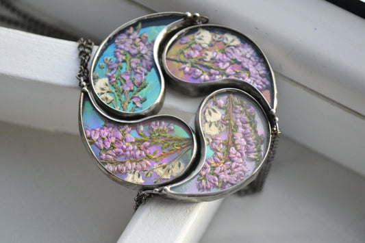 Friendship necklaces for 4, Best friend pendants, Yin Yang necklaces