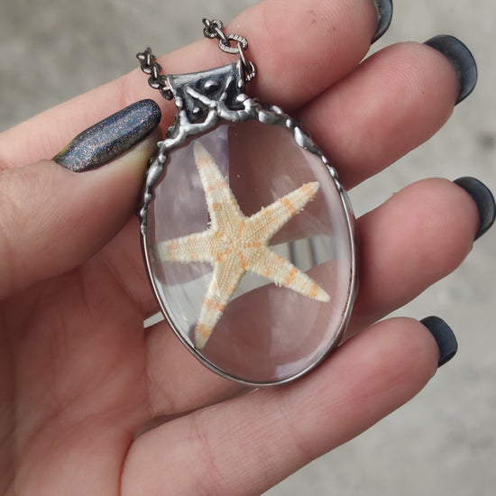 Starfish necklace Ocean necklace, Sea lover gift