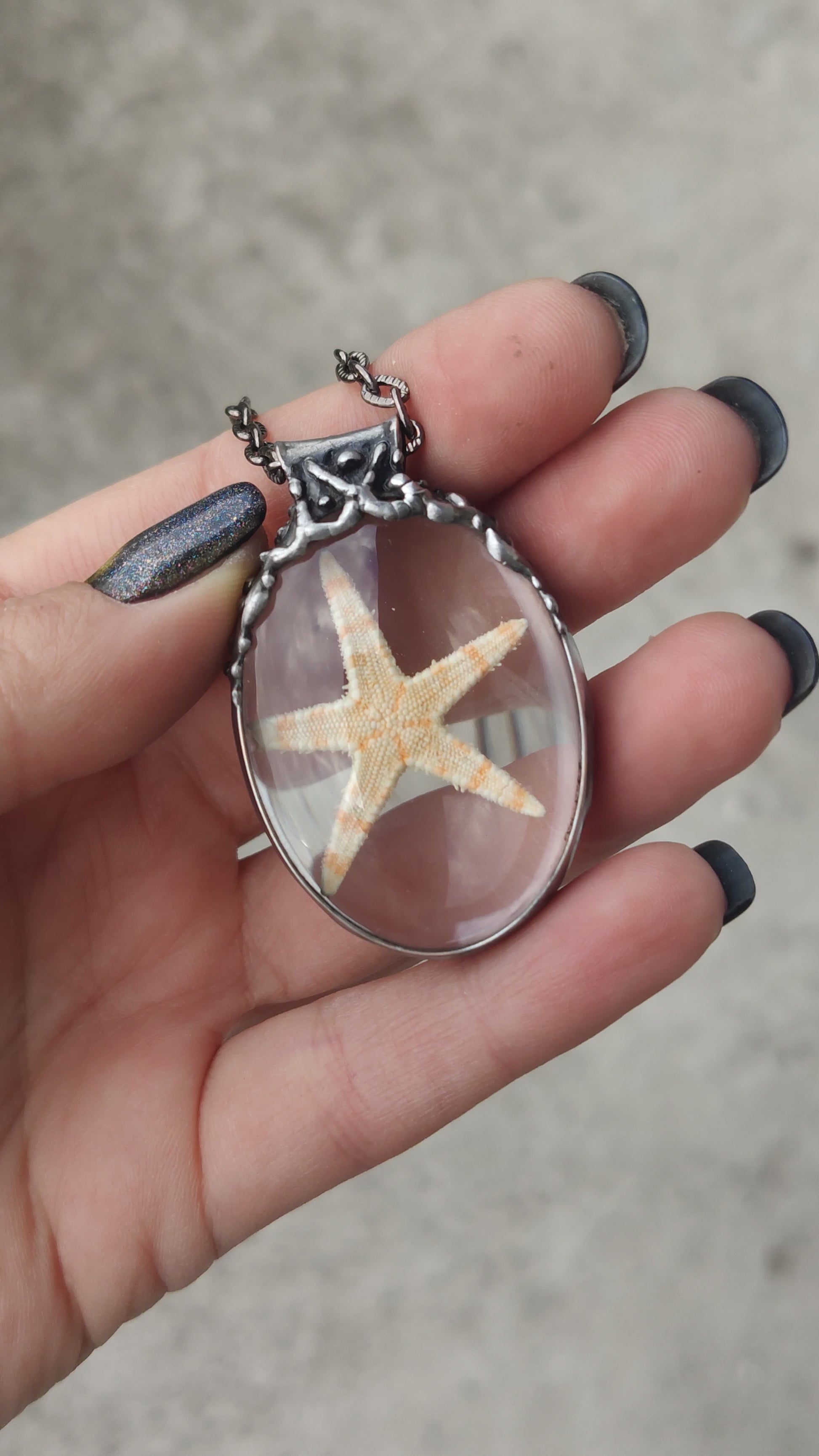 Starfish necklace Ocean necklace, Sea lover gift